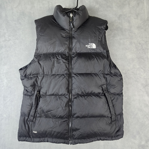 The North Face 700 Men's Black Puffer Vest - Picture 1 of 9